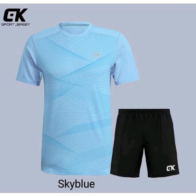 Baju Olahraga Setelan Printing CK Sport Kaos dan Celana Dewasa Premium Jersey Pria Wanita