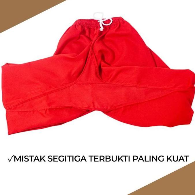 CELANA SILAT MERAH JAPAN DRILL / CELANA GASMI / KOMRANG GASMI / CELANA SILAT Sport