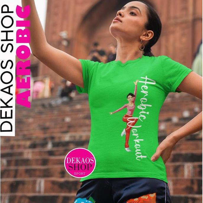 BAJU SENAM WANITA AEROBIC / KAOS AEROBIC WANITA / BAJU SENAM JUMBO / BAJU AEROBIC WANITA / KAOS SENA