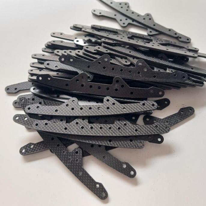 REP TAMIYA PLATE SUPER X CHASSIS CARBON MEMBRAN POLOS