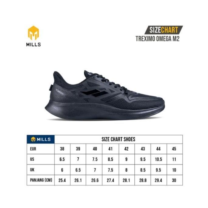 SEPATU RUNNING MILLS TREXIMO OMEGA M2 - SEPATU RUNNING MILLS - SEPATU RUNNING - SEPATU RUNNING MILLS
