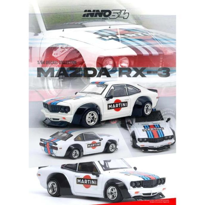 INNO64 MAZDA SAVANNA RX3 "MARTINI RACING" Livery