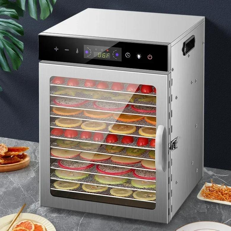 Food Dehydrator Home Fruit Digital Temperature Air Dryer Vegetable  Meat Medicinal Materials Smart C