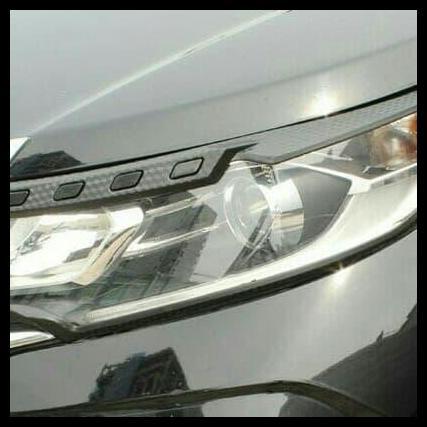 TERLARIS GARNISH / GARNIS / LIS / LIST LAMPU DEPAN HITAM CARBON BRV 