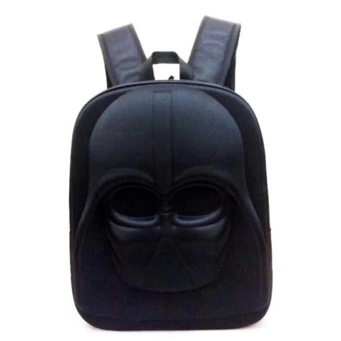 tas backpack starwars / tas ransel pria dewasa (import )warna putih & hitam