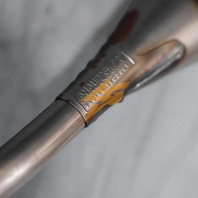 KNALPOT AHAU ONE RX KING PDK PLAT BESI