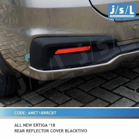 Cover Reflektor Belakang All New Ertiga 2018 Aksesoris Hitam Doff & Chrome JSL