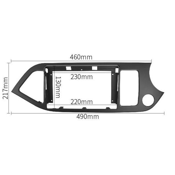 Frame Panel KIA Picanto Untuk Head unit Android 9 Inch