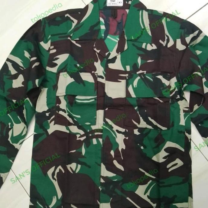 Seragam Pdl TNI Lapangan TNI AU AL AD Bahan Balotelli premium