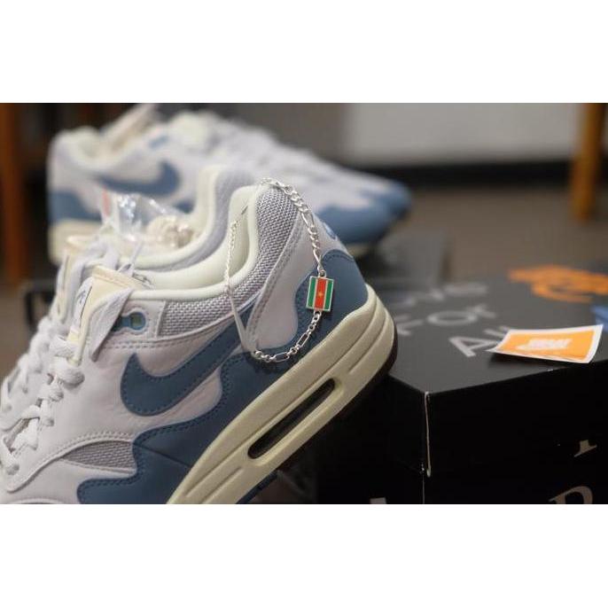 Orinal 100% Nike Air Max 1 x Patta Noise Aqua Blue
