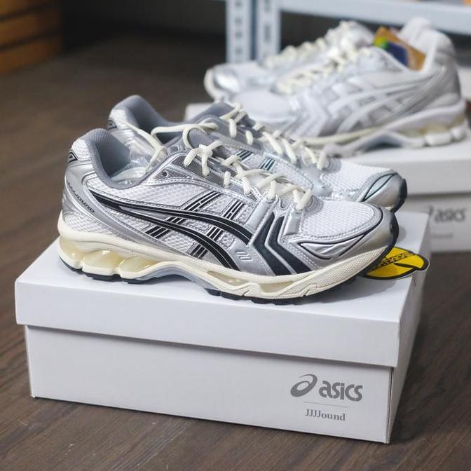 Asics Gel Kayano 14 x JJJJound Silver White / Black Orinal