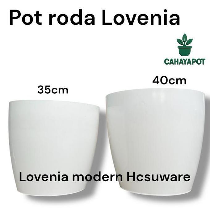 Pot model keramik teraso - Lovenia Pot Tanaman Plastik Jumbo Minimalis Pot Besar Model Keramik - Pot