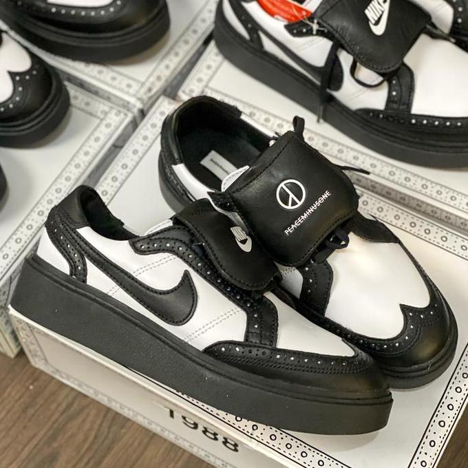 Nike Kwondo 1 x Peaceminusone G-Dragon Panda Black white Orinal