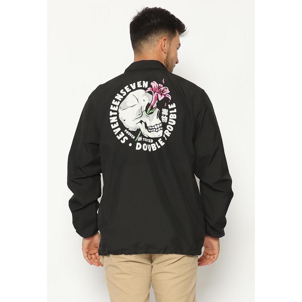 17 SEVEN JAKET WINDBREAKER 0024-SKULLFLOWER