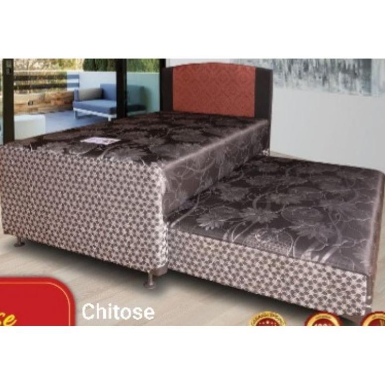 Bed Dorong Spring Bed 2 in 1 Garansi Per 15 Thn | Kasur Springbed Sorong 120 x 200