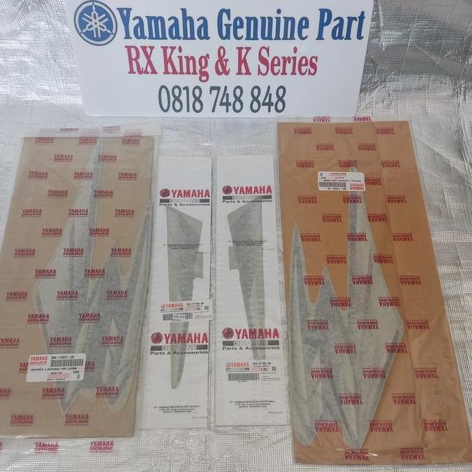 * LIST#STRIPING YAMAHA RX KING 2002 GOLD ORIGINAL FULL SET *