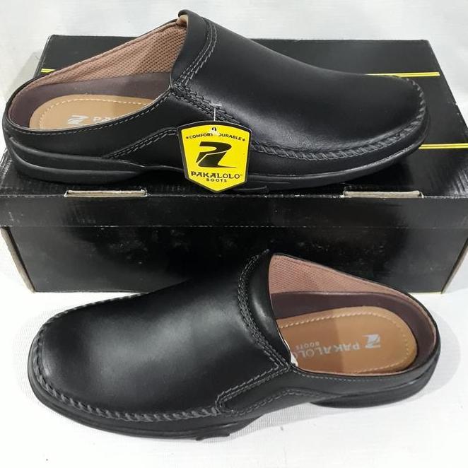 Sepatu Sandal Slop Pria Kulit Pakalolo 868