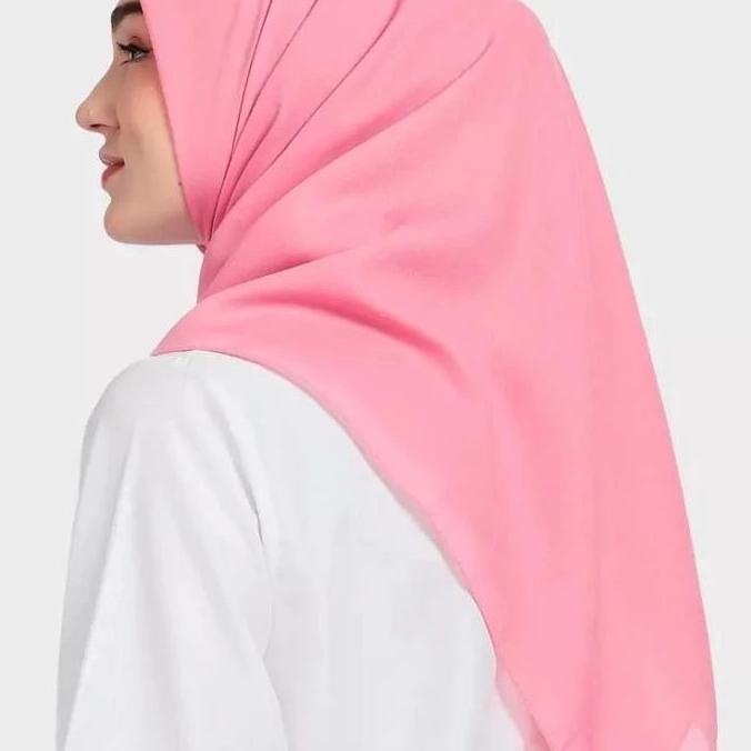 Newrilis- Zoya Kamaniya Plain Scarf Kerudung Hijab Jilbab Segi Empat Polos