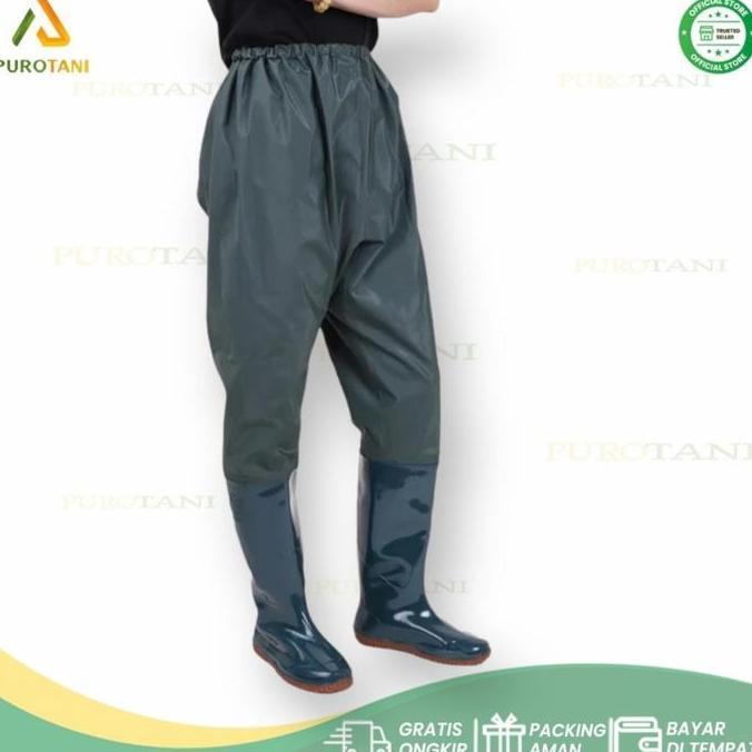 Sepatu Sawah Panjang 110Cm Boots Karet Panjang Petani Sawah Anti Air