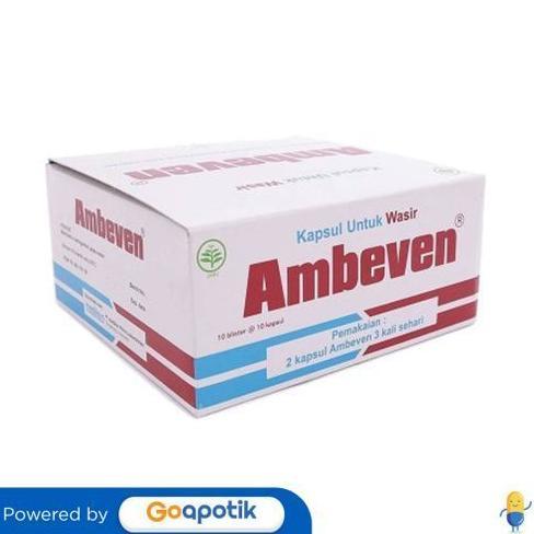 Ambeven Box Isi 100 Kapsul Original