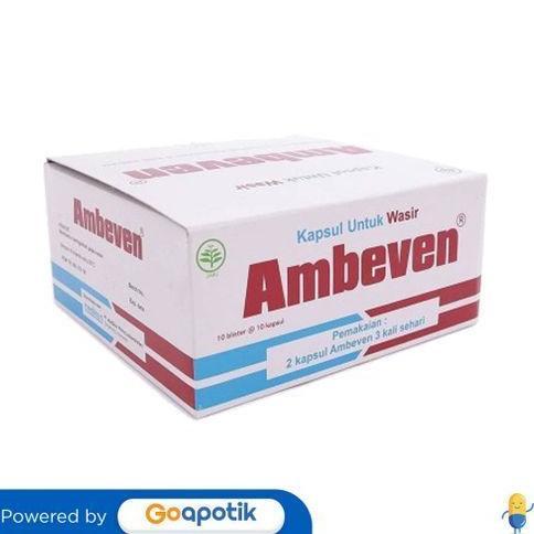 Ambeven Box Isi 100 Kapsul Original