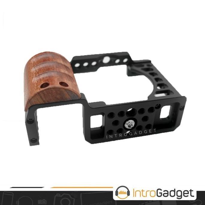 Camwoi- Cage Rig Sony A6000 A6300 A6400 A6500 Wooden Smallrig Uurig Andoer