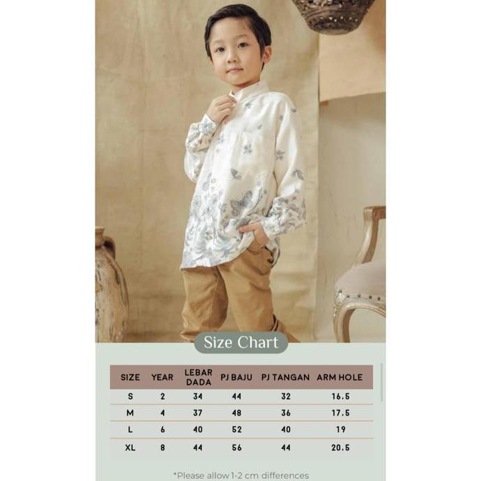 ORIGINAL Harlowkids Aiden Boy's Shirt baju koko anak