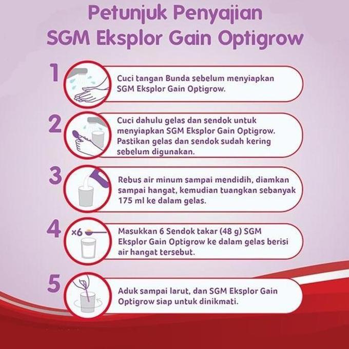 Cod,Bisa- 2Box Sgm Eksplor Gain Optigrow 1-5 Tahun 400Gr