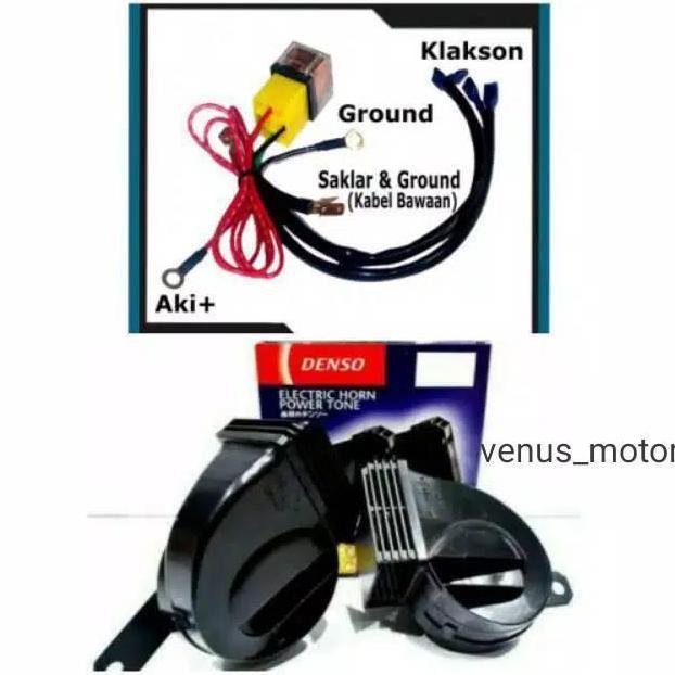 PROMO COD KLAKSON KEONG DENSO KLAKSON DENSO WATERPROOF KLAKSON MOBIL MOTOR DENSO ORIGINAL KLAKSON VA