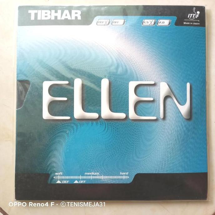 BEBAS ONGKIR - Tibhar ELLEN DEF karet pingpong antispin