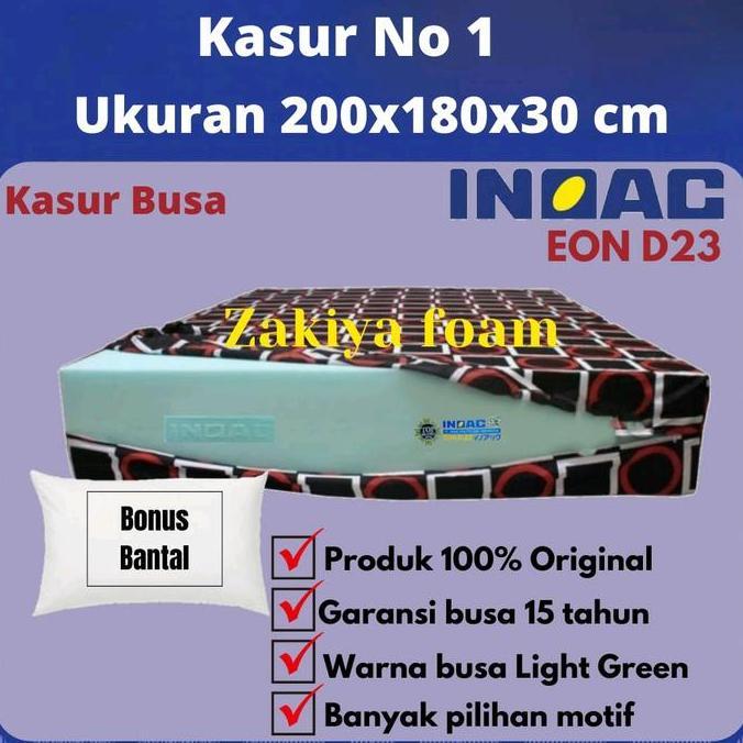 Blokx- Kasur Busa Inoac No 1 Tebal 30 Cm Ukuran 200 X 180 X 30 Cm Eon D23 Dan Eoq D20