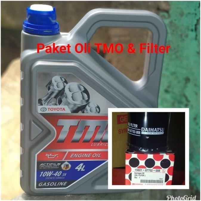 Thebest- paket oli TMO 10W-40 + FILTER OLI AVANZA XENIA CALYA SIGRA AGYA AYLA