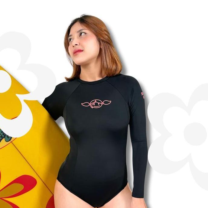 Surfer Girl Black Onepiece Ladies 251LOPC002BLK | Swimsuit Perempuan | Baju Renang Perempuan | Baju 