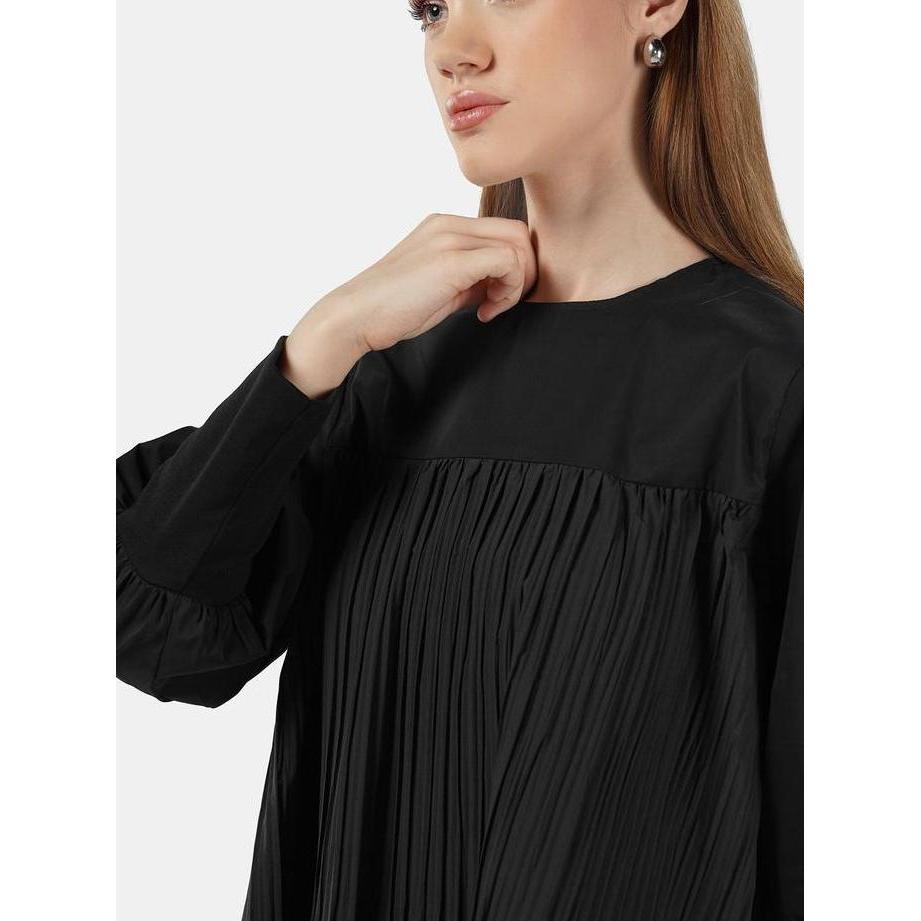 Benang Jarum - Briella Pleats Blouse - Black (TERBAIK) (TERBARU) (TERMURAH)