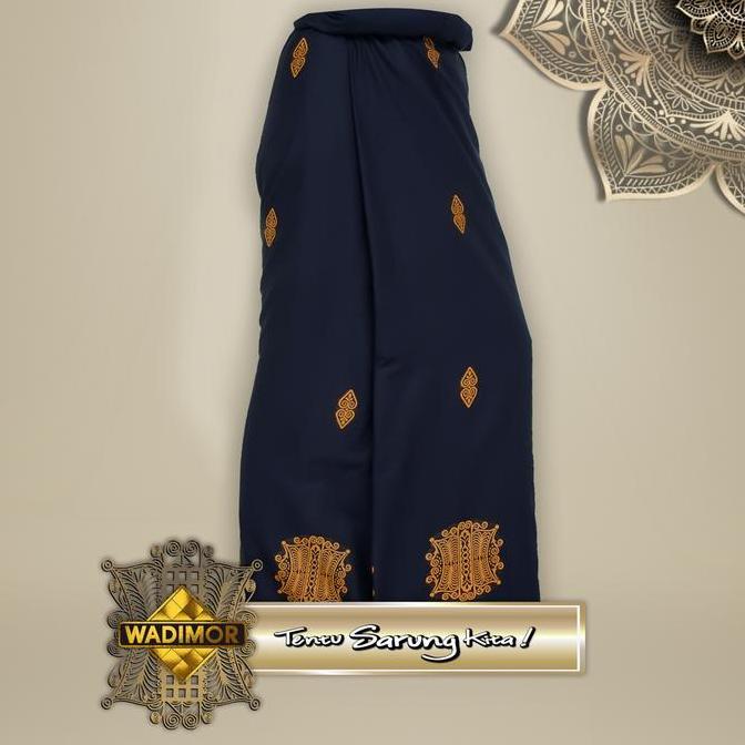 Youai- Wadimor Sarung Tenun Jacquard Bordir Pintu Aceh Kain Katun Dewasa
