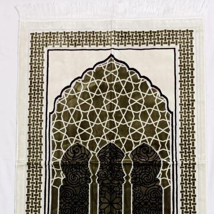 Youai- Grosir 10 Pcs Sajadah Tebal Mewah Eksklusif Premium Sholat Nyaman Dan Lembut Ukuran 70X110 Cm