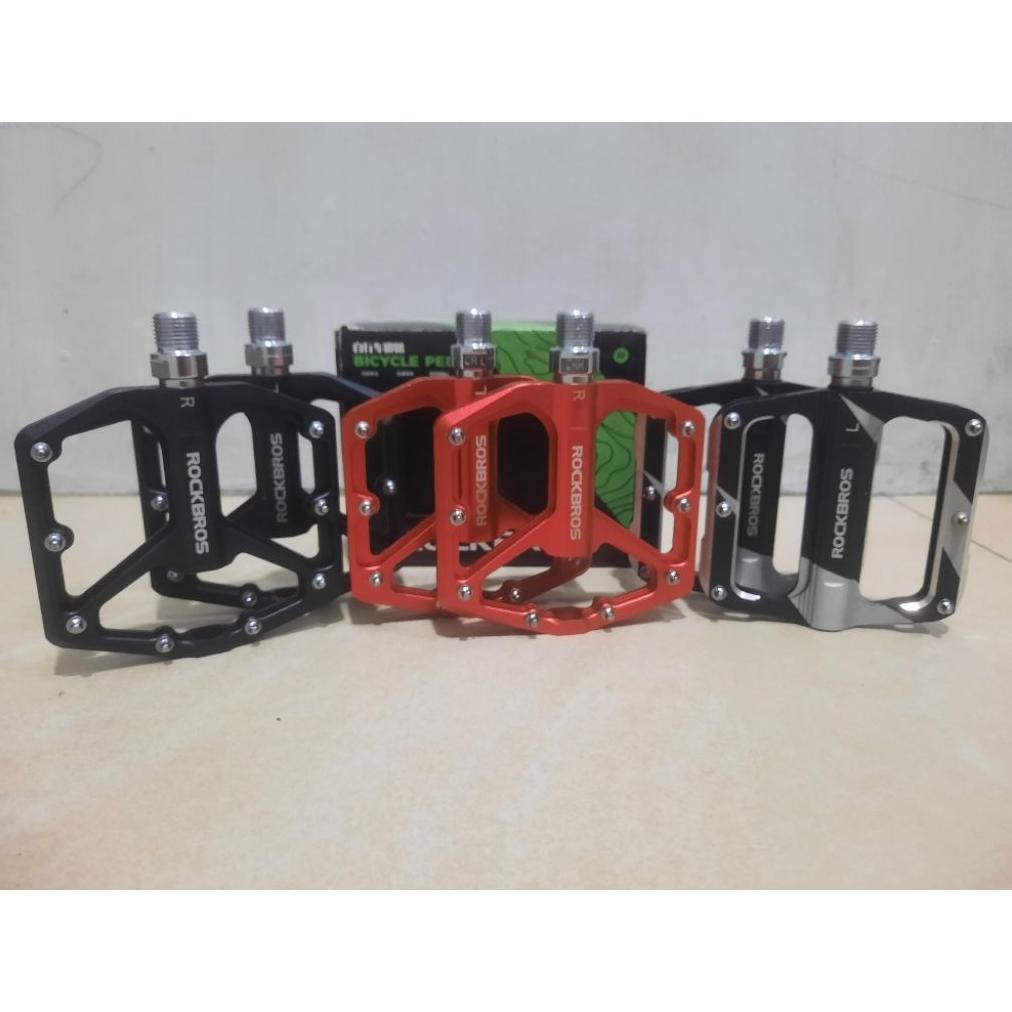 PEDAL ALLOY BEARING ROCKBROS WARNA Pedal Alloy Rockbros Glow Bearing Gowesan Sepeda Warna Alloy As B