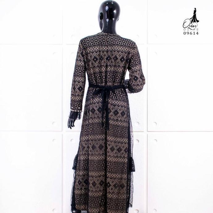 GAMIS OZIAS TILE DOT 09614 LD 105 I Gamis Simpel Kondangan I Pesta Muslimah Nyaman Santai (TERBAIK) 