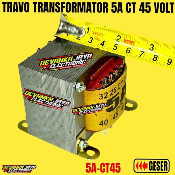 Travo 5 Ampere Kecil Murni Ct 45 Volt Original Dan Terpercaya