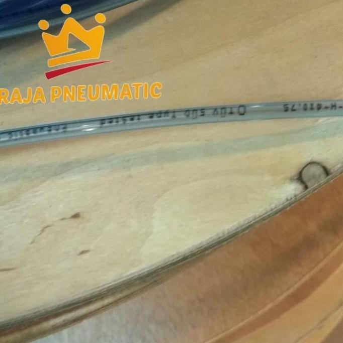 Hose Selang Pu Festo 4 X 0.75Mm Biru Transparan Eceran Best Quality