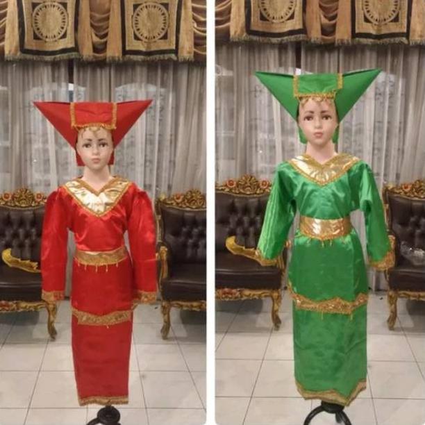 Pakaian Adat Padang Perempuan Anak TK - SD / Baju Adat Anak TK SD
