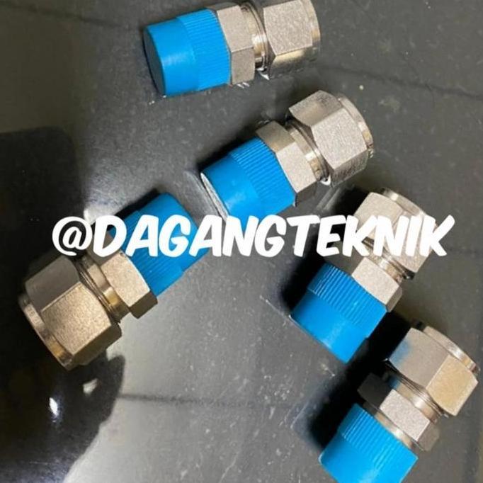 Male Connector 1/4 Od X 1/4 Bspp Asli