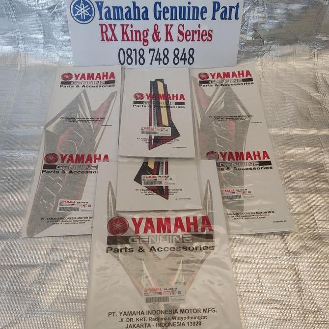 '' LIST BODY FULL SET RX KING 2008 MERAH PEREDAM ORIGINAL //