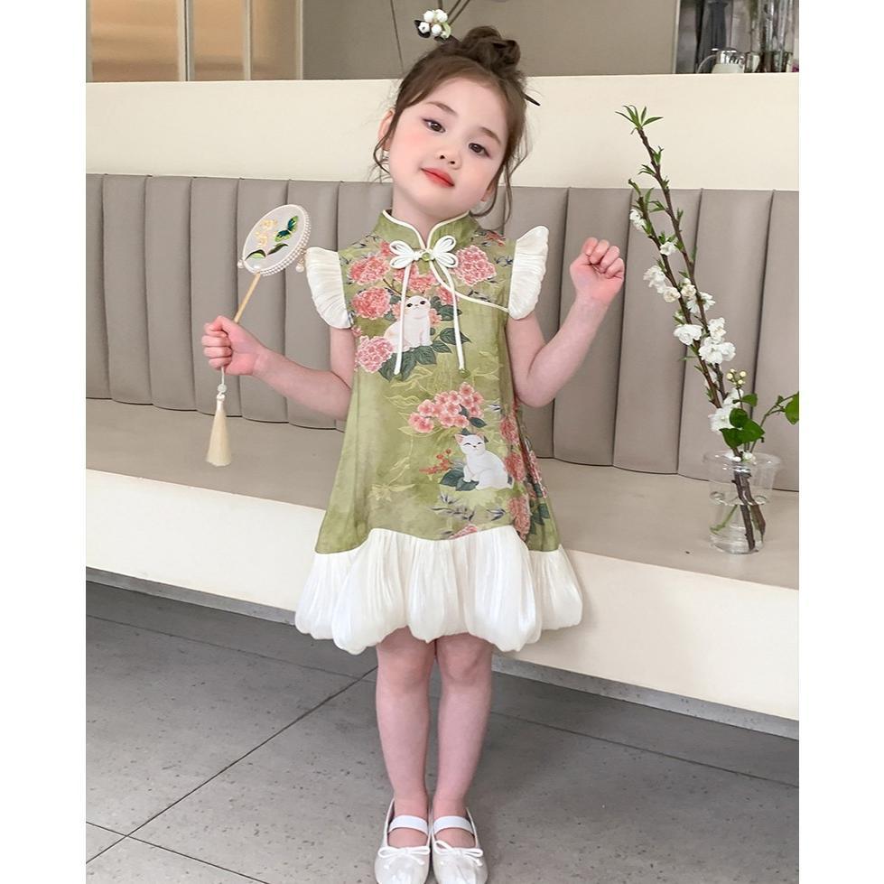 Dress Cheongsam Anak 2 - 8 tahun Baju Imlek Hanfu CNY Anak Perempuan ANNIE