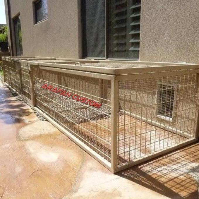 Kandang Umbaran Kucing Kelinci Reptil Outdoor Kotak Besar Full Besi