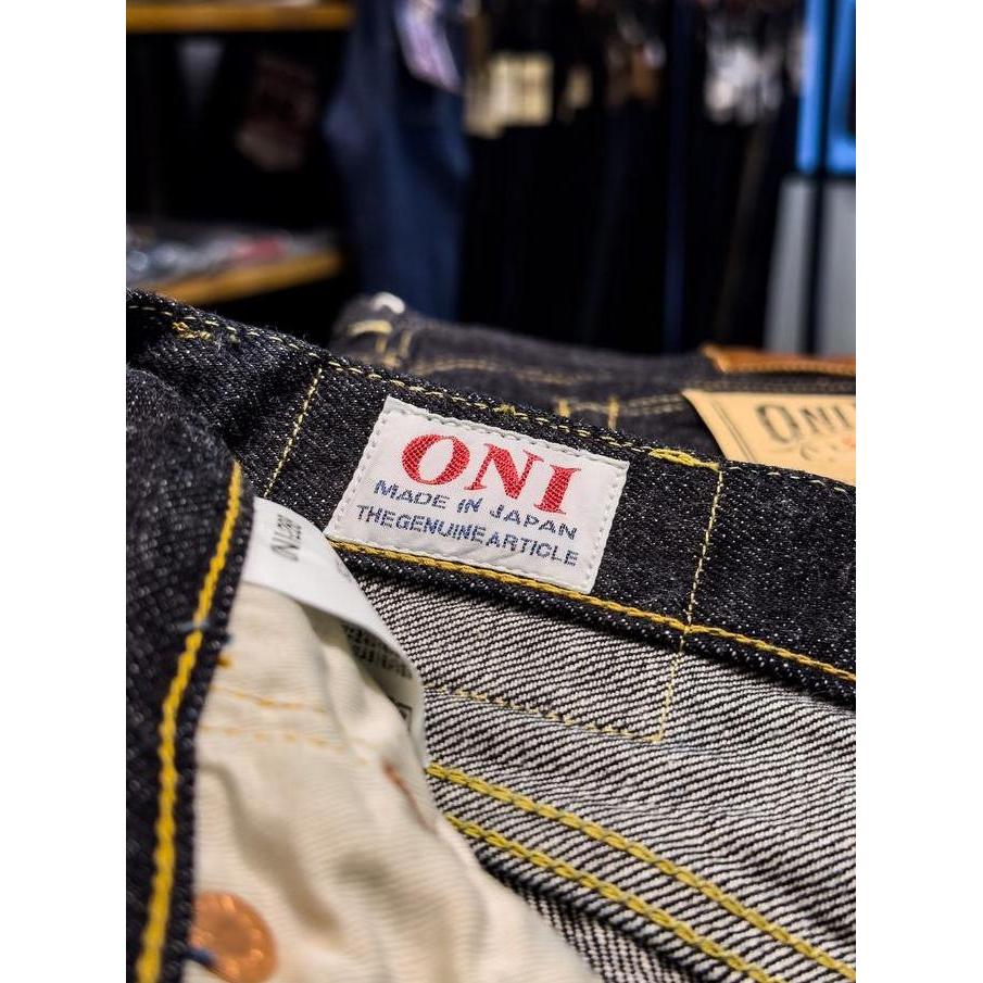 ONI Denim ONI-288 15oz Low Tension Signature Selvage Regular Straight Jeans murah