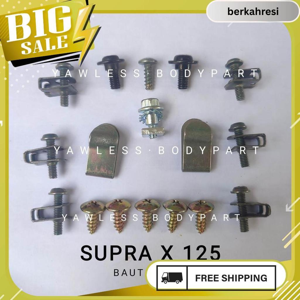 Baut Baud Batok Pala Supra X 125 / Baut Kepala Supra X 125 / Baut Batok Supra X 125 Flash Sale