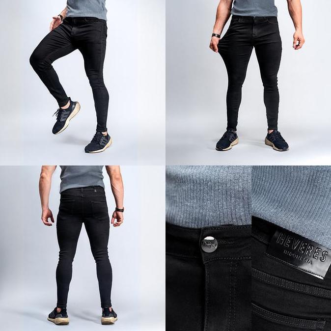 NEVERES Stretch Tech Jeans murah