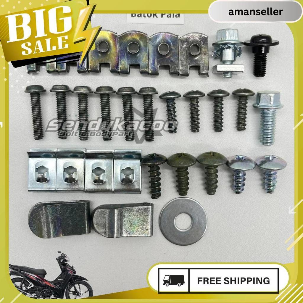 Baut Batok Motor Revo Absolute 110 Revo Fit / Baut Kepala Revo Absolute Revo Fit Meledak