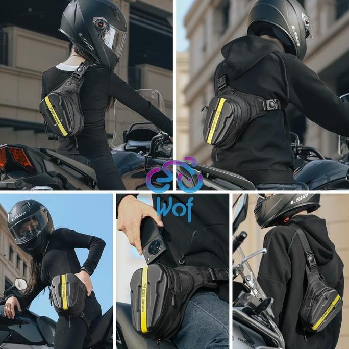 WEST BIKING 352 Tas Magnet Selempang Pinggang Dada Kaki Tangki Sepeda Motor Multifungsi Motorcycle H